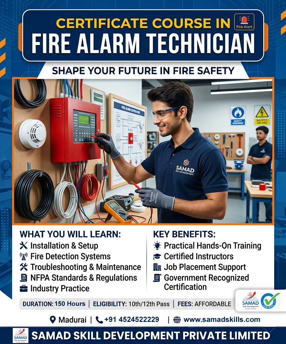 Certificate Course in Fire Alarm Technician